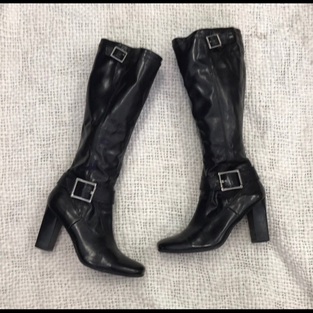 Franco Sarto Black Boots